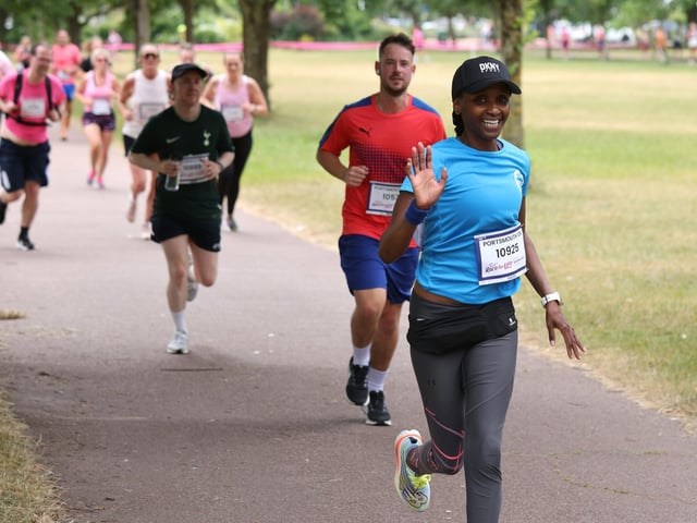 Race For Life event in Southsea, Hampshire. Pictured is action from the event.Sunday 30th June 2024.Picture: Sam Stephenson.