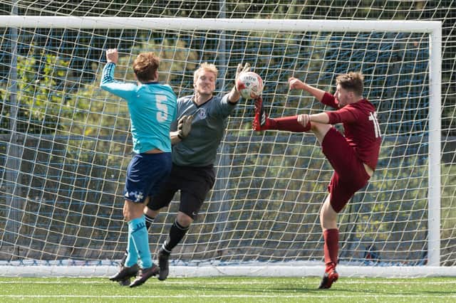 Grassroots sport - such as Portchester Rovers v FC Strawberry in the Mid-Solent League - will be allowed to return from March 29. Picture: Keith Woodland