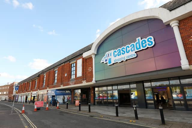 Cascades Shopping Centre, Portsmouth
Picture: Chris Moorhouse  (jpns 200921-46)