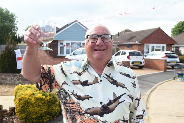Residents in Green Road, Stubbington, held a street party on Saturday - and Paul Buttery celebrates his 70th birthday today (Sunday) 
(040622-9463)