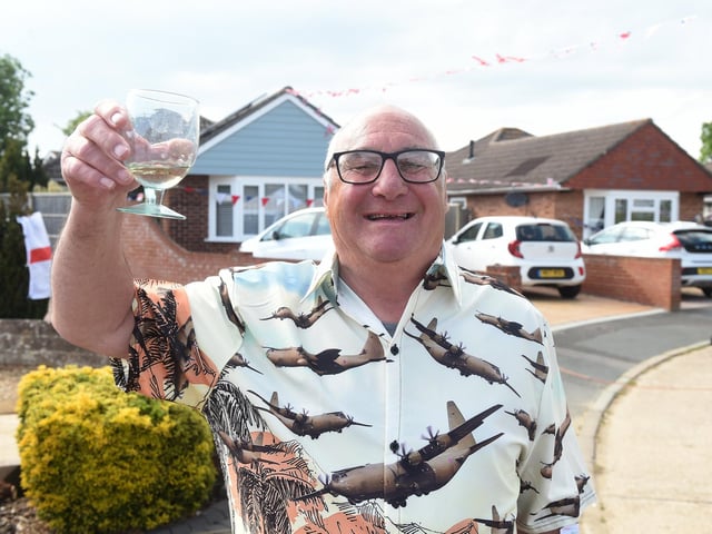 Residents in Green Road, Stubbington, held a street party on Saturday - and Paul Buttery celebrates his 70th birthday today (Sunday)
(040622-9463)