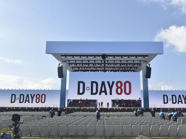 D Day 80 commemorations on Southsea Common, Southsea, on Wednesday, June 5, 2024.

Picture: Sarah Standing (050624-3453)