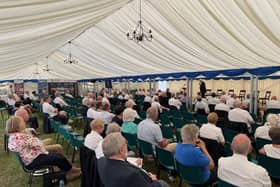 The Royal Naval Association event to commemorate the Falklands War.