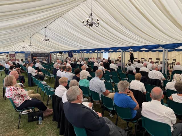 The Royal Naval Association event to commemorate the Falklands War.