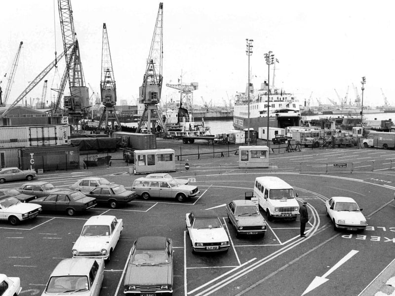 November 1980 - Continental Ferry Port, Mile End. Picture: The News Portsmouth 4333-1