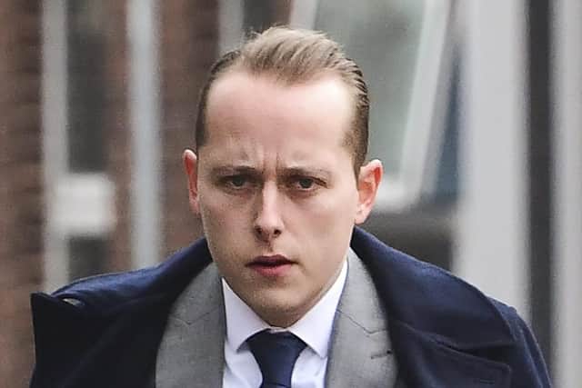 Beaumont Bricka, who is said to have launched a 'warped and twisted' online campaign to try to frame his love rival as a stalker so the doctor's daughter he was obsessed with would 'seek solace' with him instead
Picture: Solent News & Photo Agency