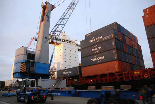Portsmouth port has the ability to allow lorry freight travel unaccompanied, avoiding Covid travel restrictions imposed by France.