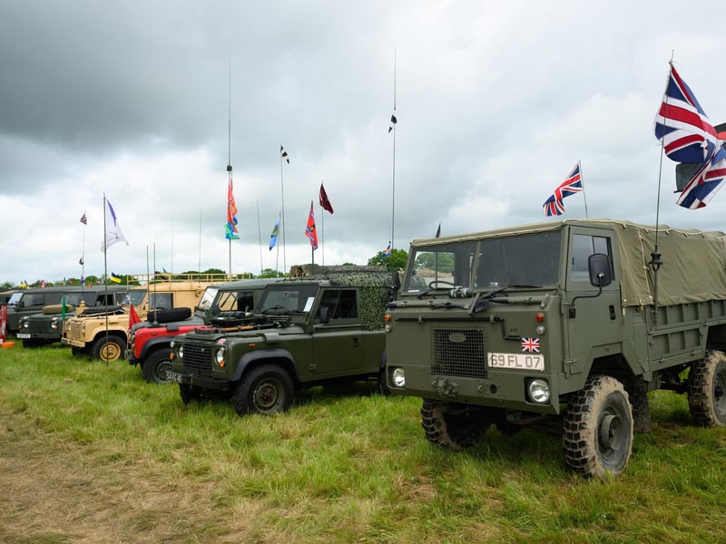 A number of Land Rovers were on display.Picture: Keith Woodland (260521-83)