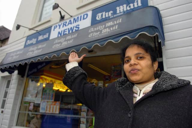 The new owner of Pyramid News in West Street, Fareham Dharshi Siva was welcoming back whistlers to the shop in March 2006. They had previously been banned by the former owner Salvatore Caminito who said people whistled to annoy him