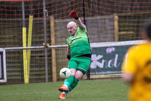 AFC Portchester goalkeeper Steve Mowthorpe is ruled out with a shoulder injury Picture: Alex Shute