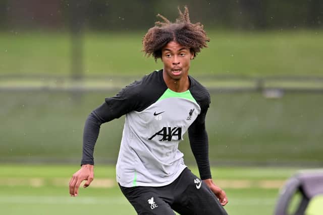 Liverpool youngster Harvey Blair is being considered by Pompey this summer. Picture: Andrew Powell/Liverpool FC via Getty Images
