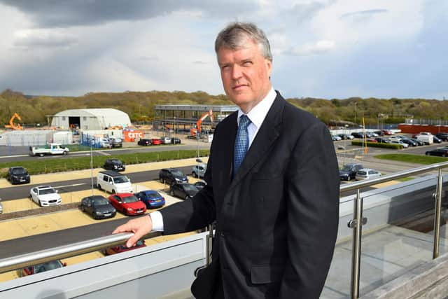 Sean Woodward,  leader of Fareham Borough Council, at Fareham Innovation Centre 
Picture by:  Malcolm Wells