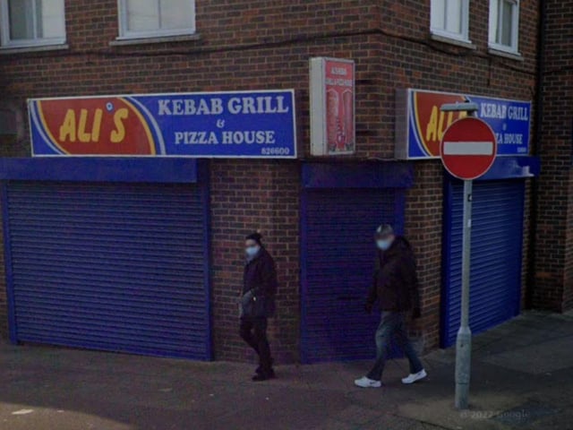 Ali'S Grill at 218 Gudge Heath Lane, Fareham was rated 2 on February 13.
