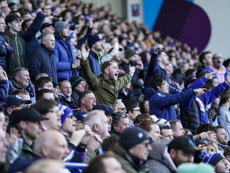A wall of noise from the Fratton faithful helped the Blus get across the line against the U's