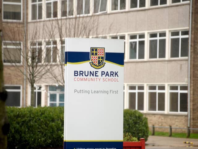 Brune Park Community School in Gosport has an Ofsted rating of inadequate in most recent inspection which was published on July 31, 2023. 
Picture: Paul Jacobs (160015-21)