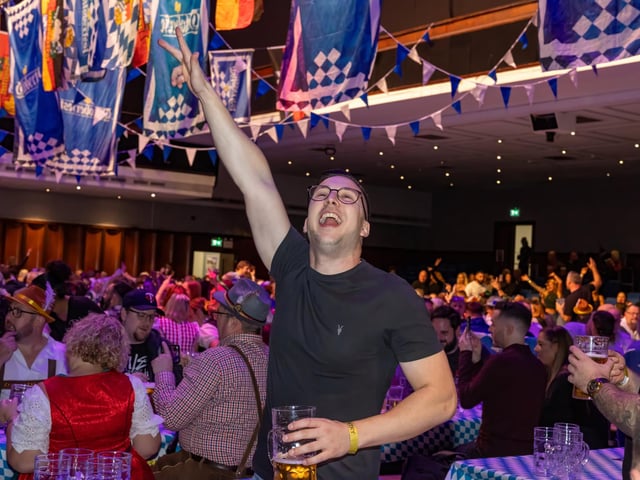 Portsmouth Guildhall played host to this years Oktoberfest event, with hundreds of guests over two sessions and German themed live music.Pictured - Oktoberfest guests enjoying the atmosphere and live musicPhotos by Alex Shute