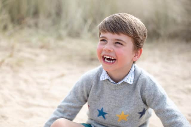CREDIT: The Duchess of Cambridge.
Undated handout photo issued by Kensington Palace of Prince Louis ahead of his fourth birthday on Saturday. The photograph was taken earlier this month in Norfolk by his mother, the Duchess of Cambridge. Issue date: Friday April 22, 2022. PA Photo. See PA story ROYAL Louis.
