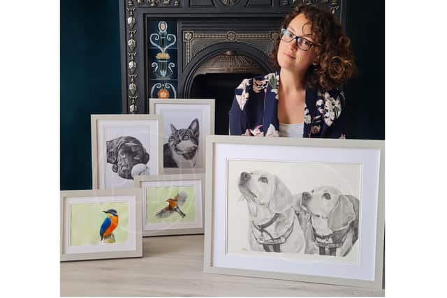Portchester-based pet portrait artist Chloe Bruce who runs Pet Portraits - Paint the Moment is donating a prize for a charity pet-themed bake off challenge