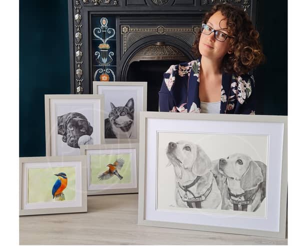 Portchester-based pet portrait artist Chloe Bruce who runs Pet Portraits - Paint the Moment is donating a prize for a charity pet-themed bake off challenge
