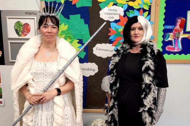 Teachers at Dobcroft Infant School are not missing out on World Book Day