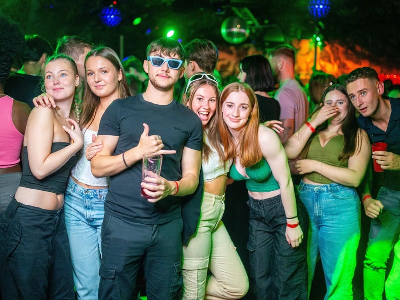 Freshers enjoying their first night out in Portsmouth during Freshers Week 2023. Revellers packed out Pryzm and Astoria on Saturday, September 23.