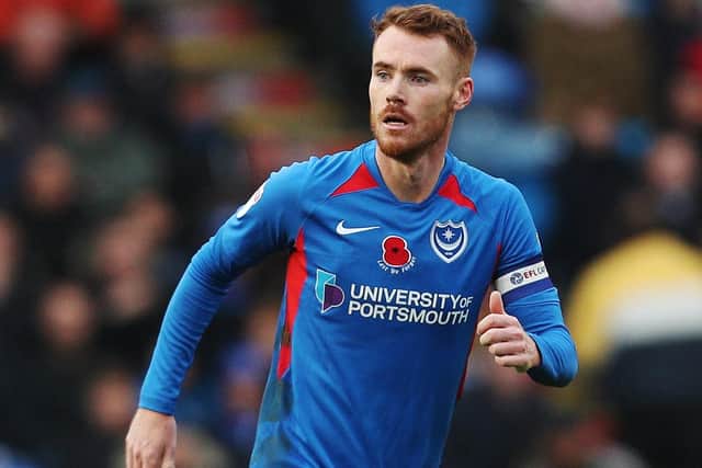 Pompey skipper Tom Naylor. Picture: Joe Pepler