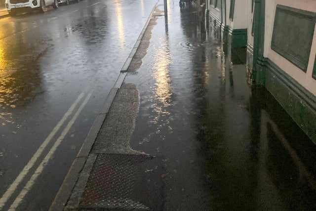 Leesland Road in Gosport, suffered some flooding after heavy rainfall in the early hours of Monday, September 23, 2024.
Picture: Victoria Smith