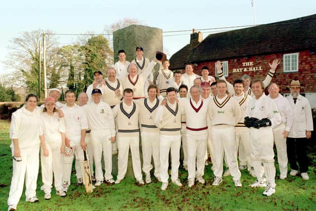 Flashback to January 1, 2000, and a charity game at Broadhalfpenny Down - only the second occasion where cricket had been played on the ground on New Year's Day.