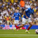 Pompey striker Elias Sorensen
