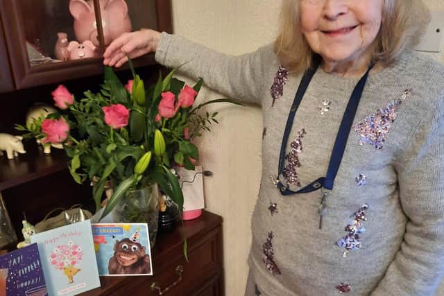 Mum at her 89th birthday