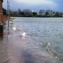 Previous flooding at Seafield as Gosport flood defence schemes make progress