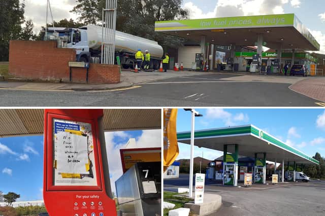 Our snapper Stu Norton was at some of the petrol stations in Sunderland, Durham and South Tyneside on Wednesday, September 29.