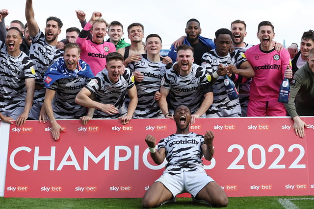 W - Forest Green Rovers 2-1 Sutton United (2021-22)
W - Bolton 0-1 Forest Green Rovers (2020-21)
W - Forest Green Rovers 1-0 Oldham Athletic (2019-20) 
W - Grimsby 1-4 Forest Green Rovers (2018-19)
D - Forest Green Rovers 2-2 Barnet (2017-18)