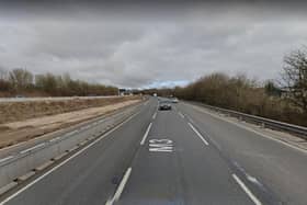 Police were called to the crash on the M3 southbound at 10.43am. Picture: Google Street View.