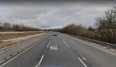 Police were called to the crash on the M3 southbound at 10.43am. Picture: Google Street View.