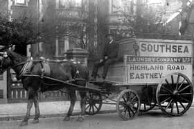 Southsea Laundry Company Ltd
The weekly call by the laundry man long before dry cleaners.
Picture: Courtesy of Bob Hind
