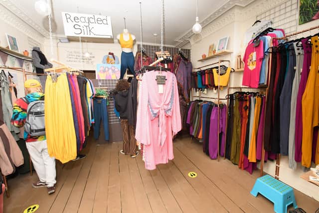 Pictured is: Interior of the shop. Picture: Keith Woodland (260221-6)