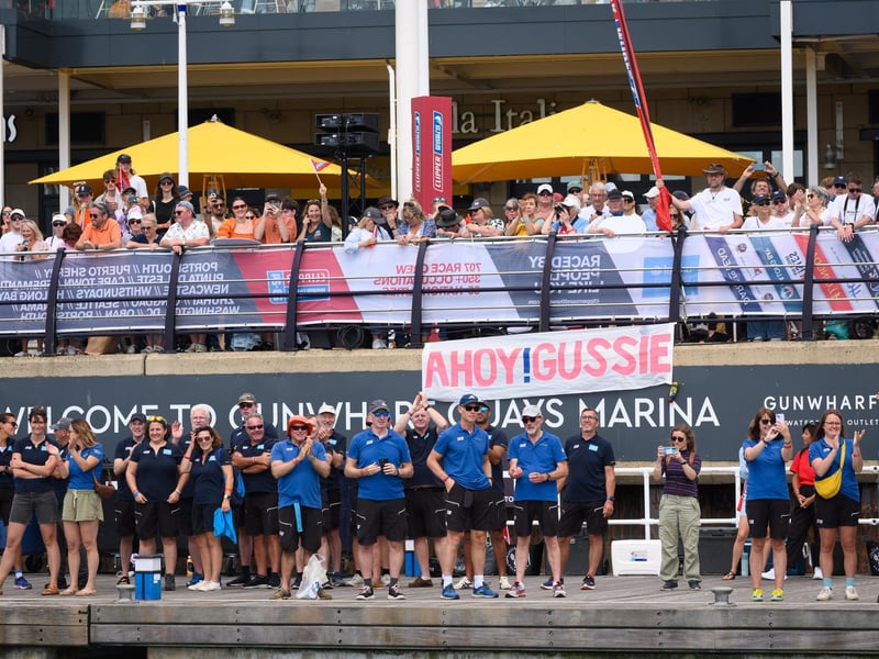 Crew members are welcomed home by friends and familyPicture: Keith Woodland (270721-23)