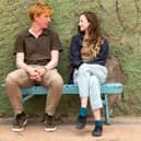 Alice (Andrea Riseborough)  and Jack (Domhnall Gleeson) from the new Channel 4 romantic drama Alice and Jack (Picture: Channel 4/Kurt Patzak)