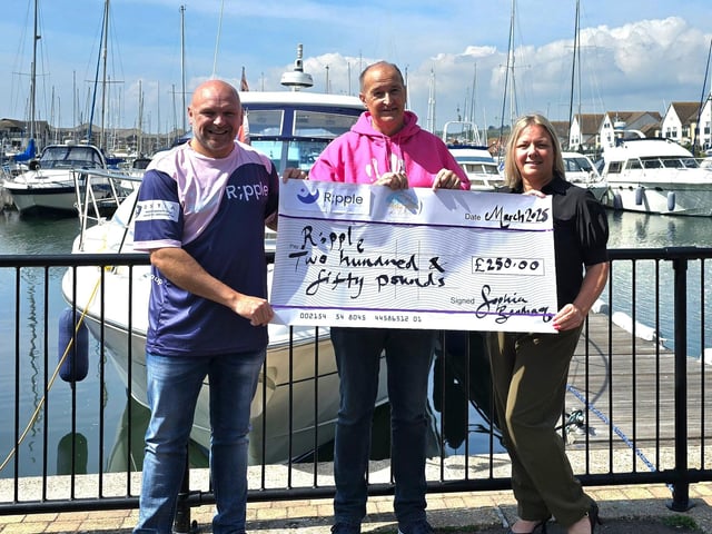 Matt Wilkie Trustee Ian Hendy Executive Adminstrative Assistant R;pple Suicide Prevention charity & Sophia Benham photographer Beside The Seaside Photography