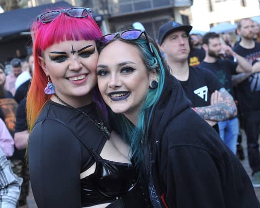 Members of the audience at Takedown Festival. Picture by Paul Windsor