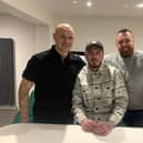 Left to right: Adam Vye, Nathan Smith and Aaron Smith. The trio will attempt to climb the UK's three highest mountains this summer for Parkinson's UK