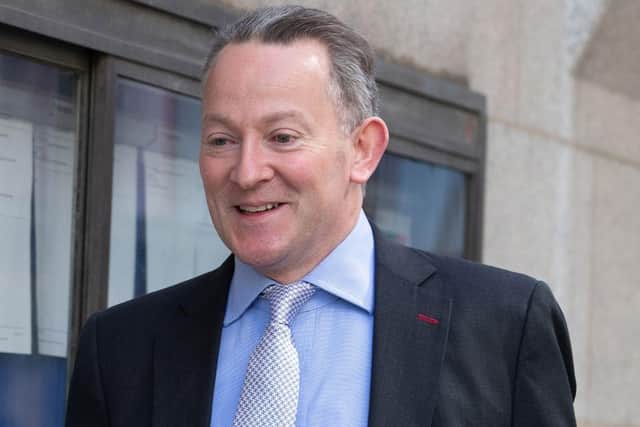 Jonathan Nuttall, 50, has been jailed at the Old Bailey for eight years and two months for plotting to plant two bombs in London's legal district over a £1.4 million legal wrangle with the National Crime Agency (NCA). Picture: Lucy North/PA Wire.