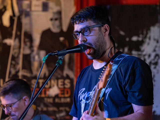Blood Red Sky blowing the speakers in The Loft. Picture: Mike Cooter (040223)