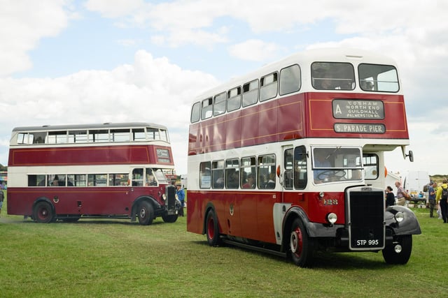 Pictured is: A Portsmouth City open top bus departs for the Provincial Society road run.

Picture: Keith Woodland