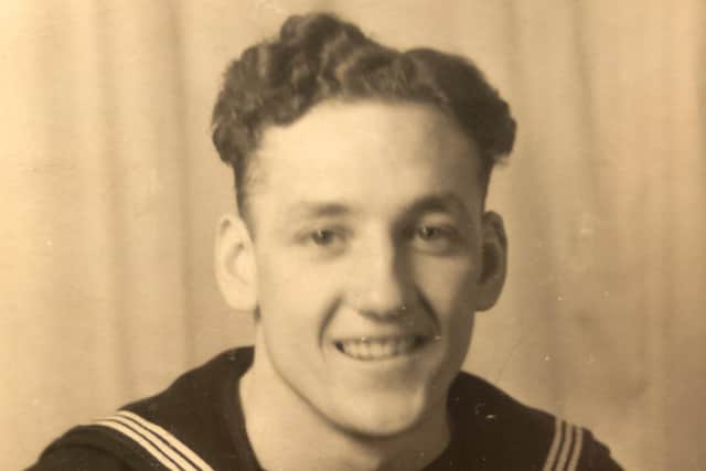 Douglas as a young sailor.