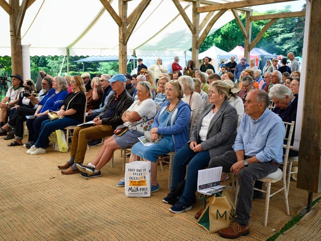 Pictured is: The Audience at the panel discussion about Elizabeth David Picture: Keith Woodland (140921-31)
