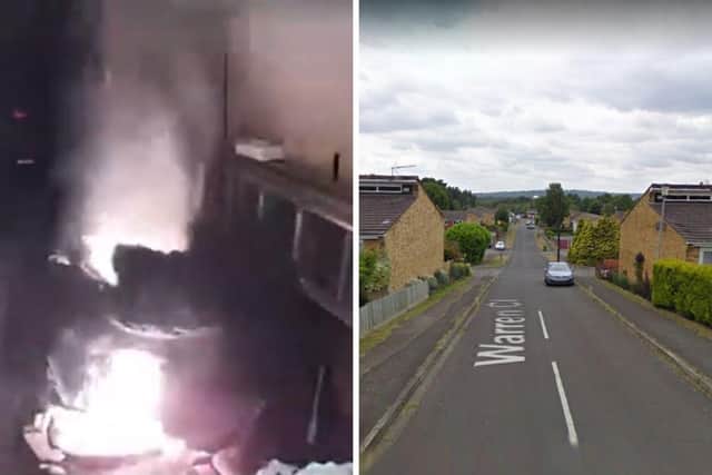 Firefighters rushed to quench the blaze caused by an e-scooter battery pack. Picture: HIWFRS/Google Street View.