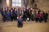 Alan Mak MP and residents from Havant in Westminster Hall