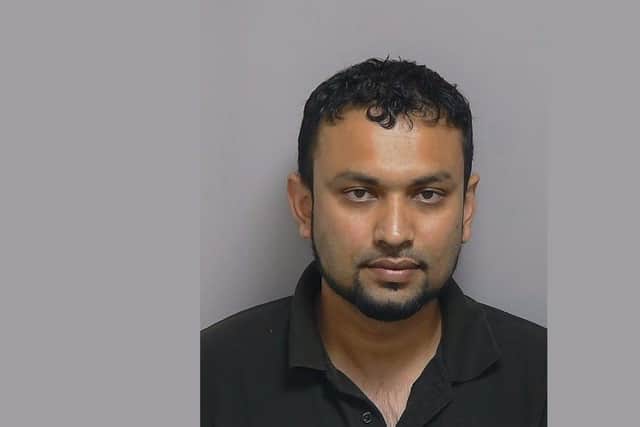 Muhib Uddin, 31, of Newcomen Road, Stamshaw, was jailed for six years at Portsmouth Crown Court for raping a 19-year-old woman. Picture: Hampshire police
